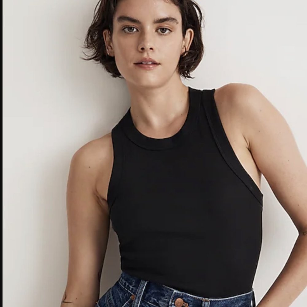 Madewell Black Tank Top